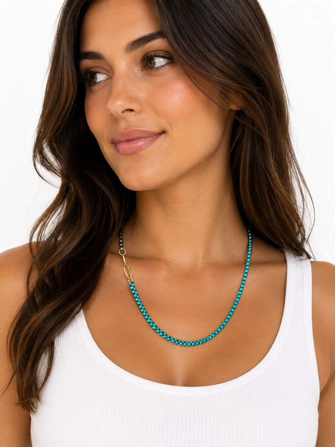 Blue Link Chain