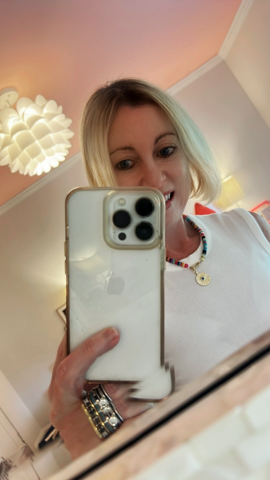 Rainbow Troca Shell Necklace