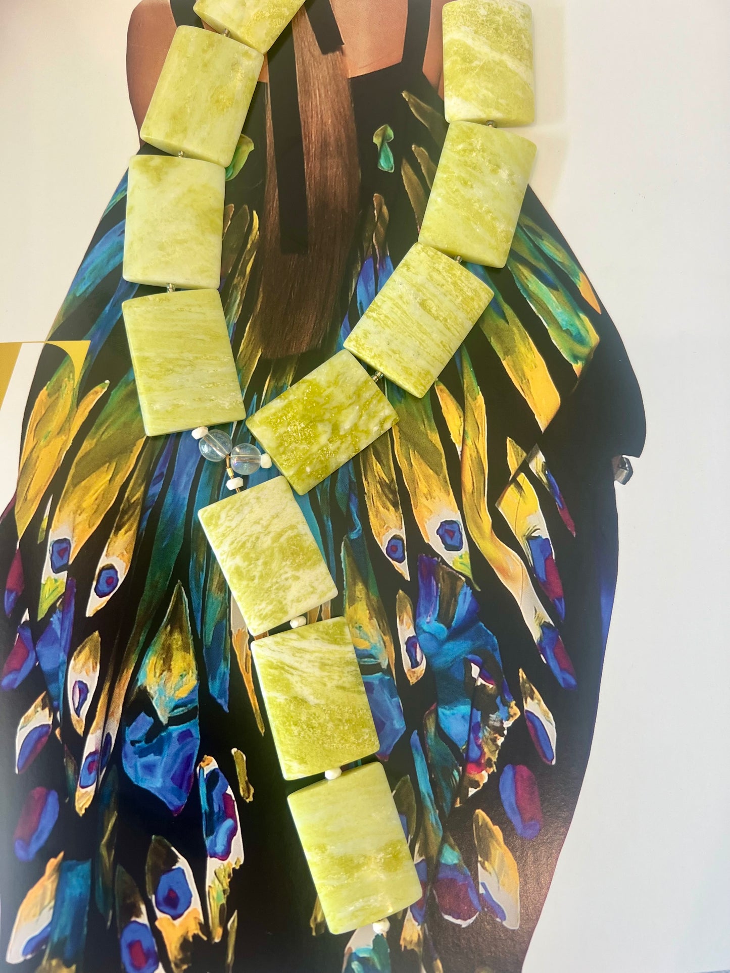 Chartreuse Y Necklace