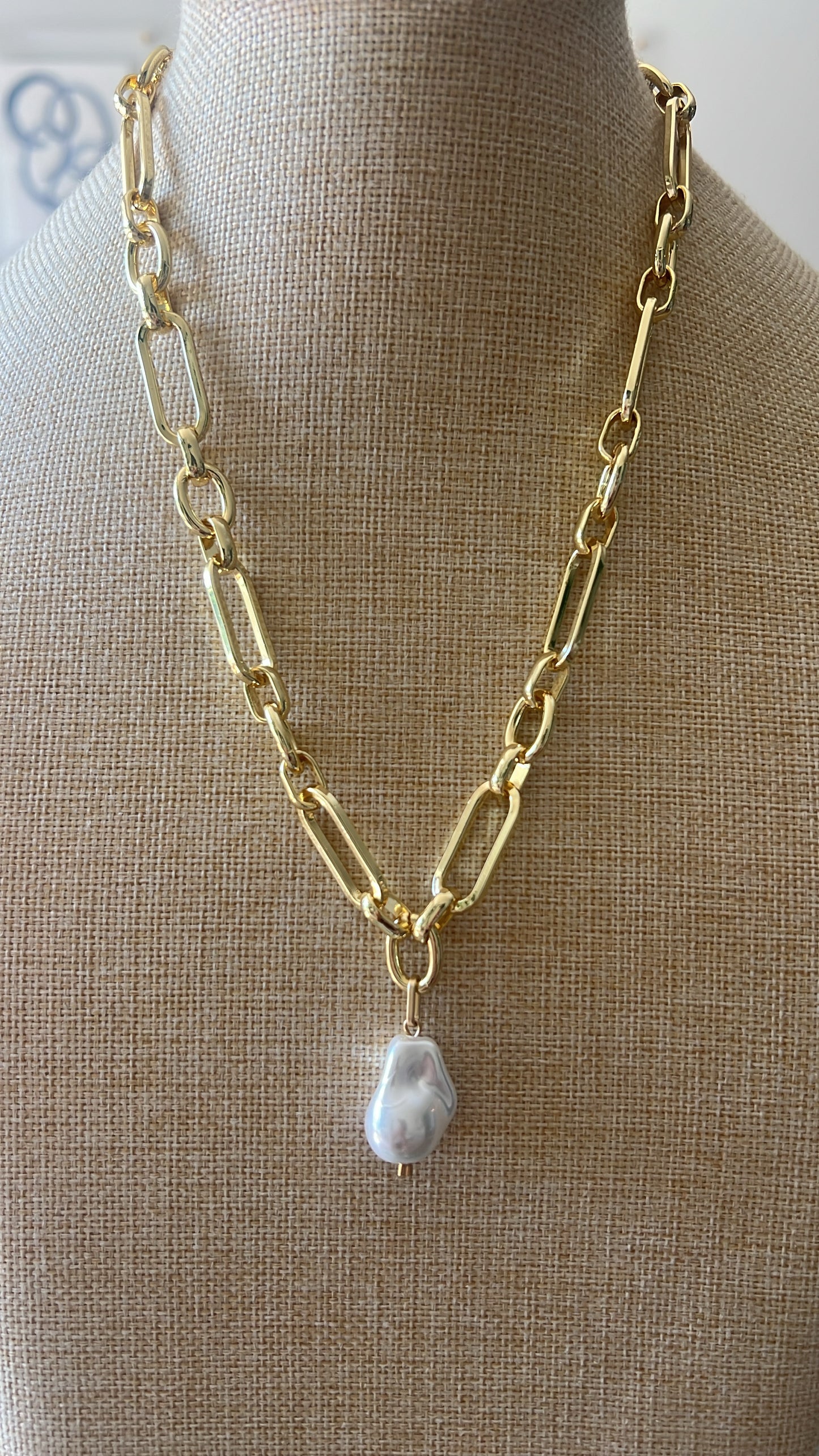 Paperclip Wrap Necklace