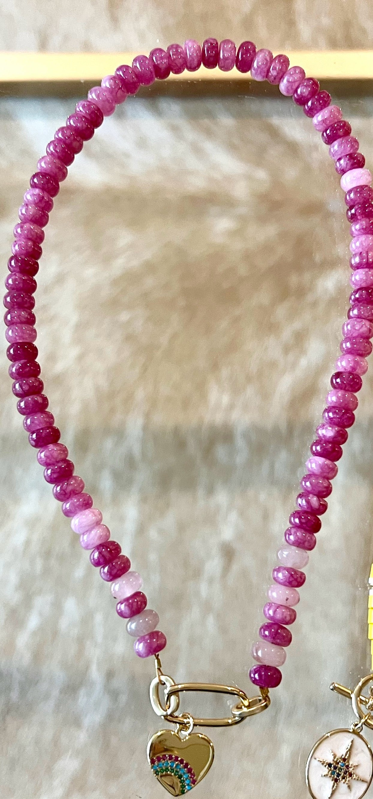 Purple Jade Carabiner