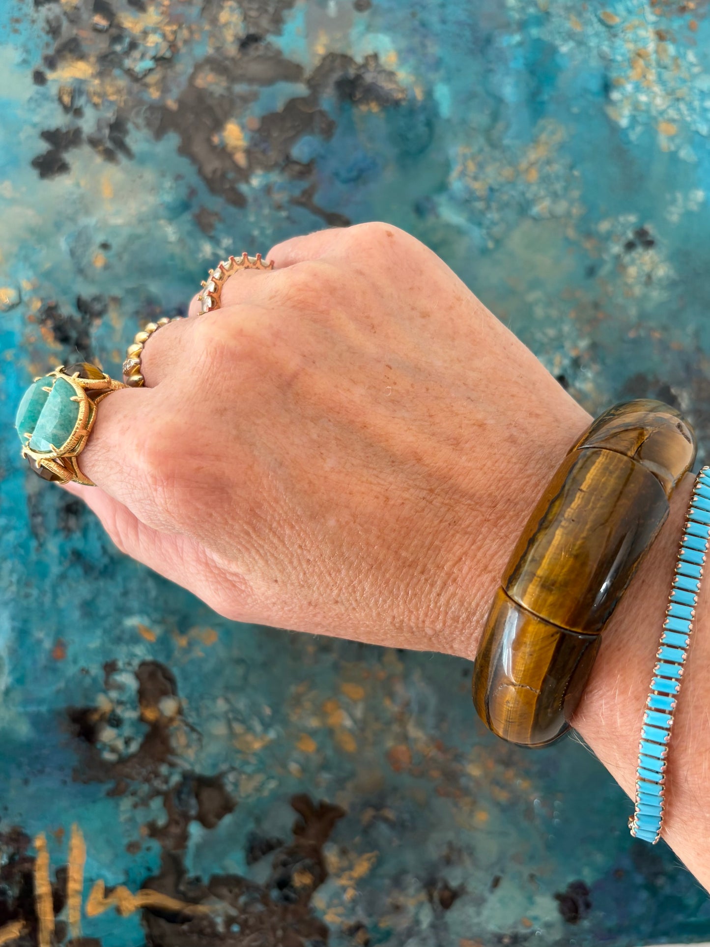 Tiger Eye Bead Bracelet
