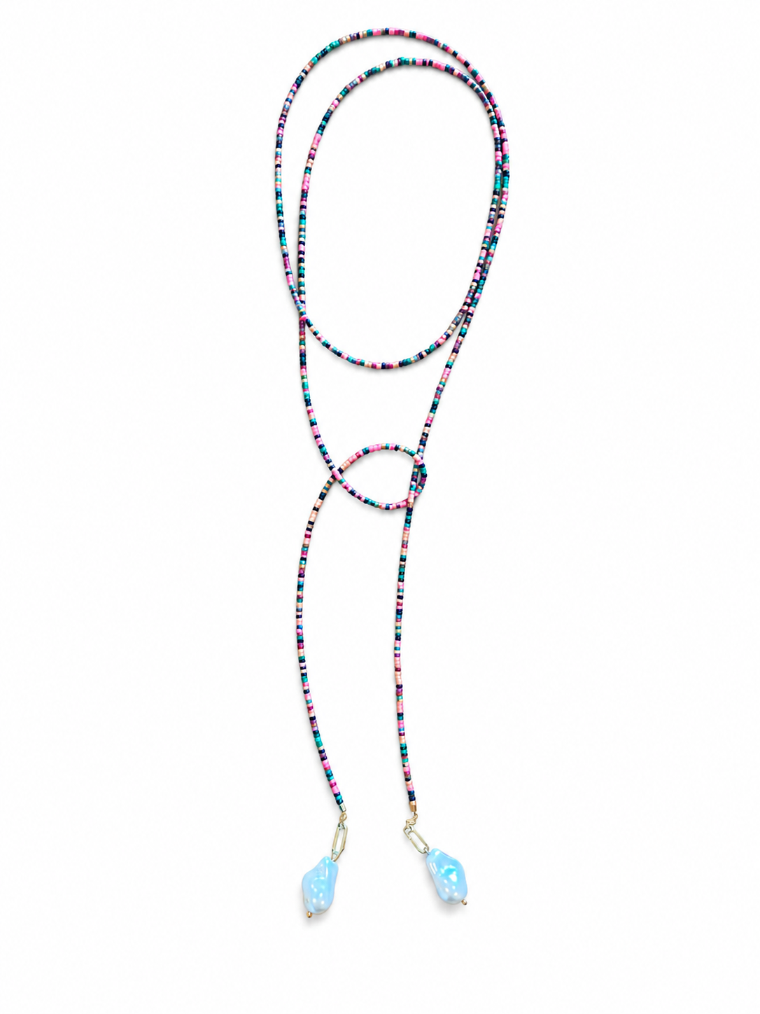 Beaded Wrap Necklace