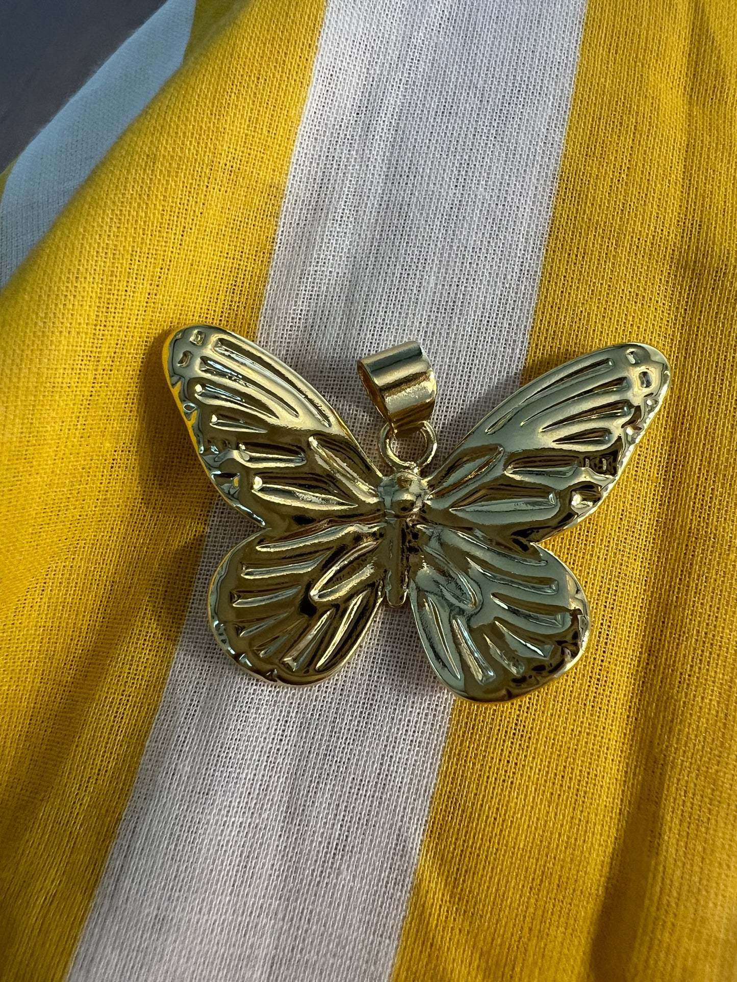 Gold Butterfly Charm