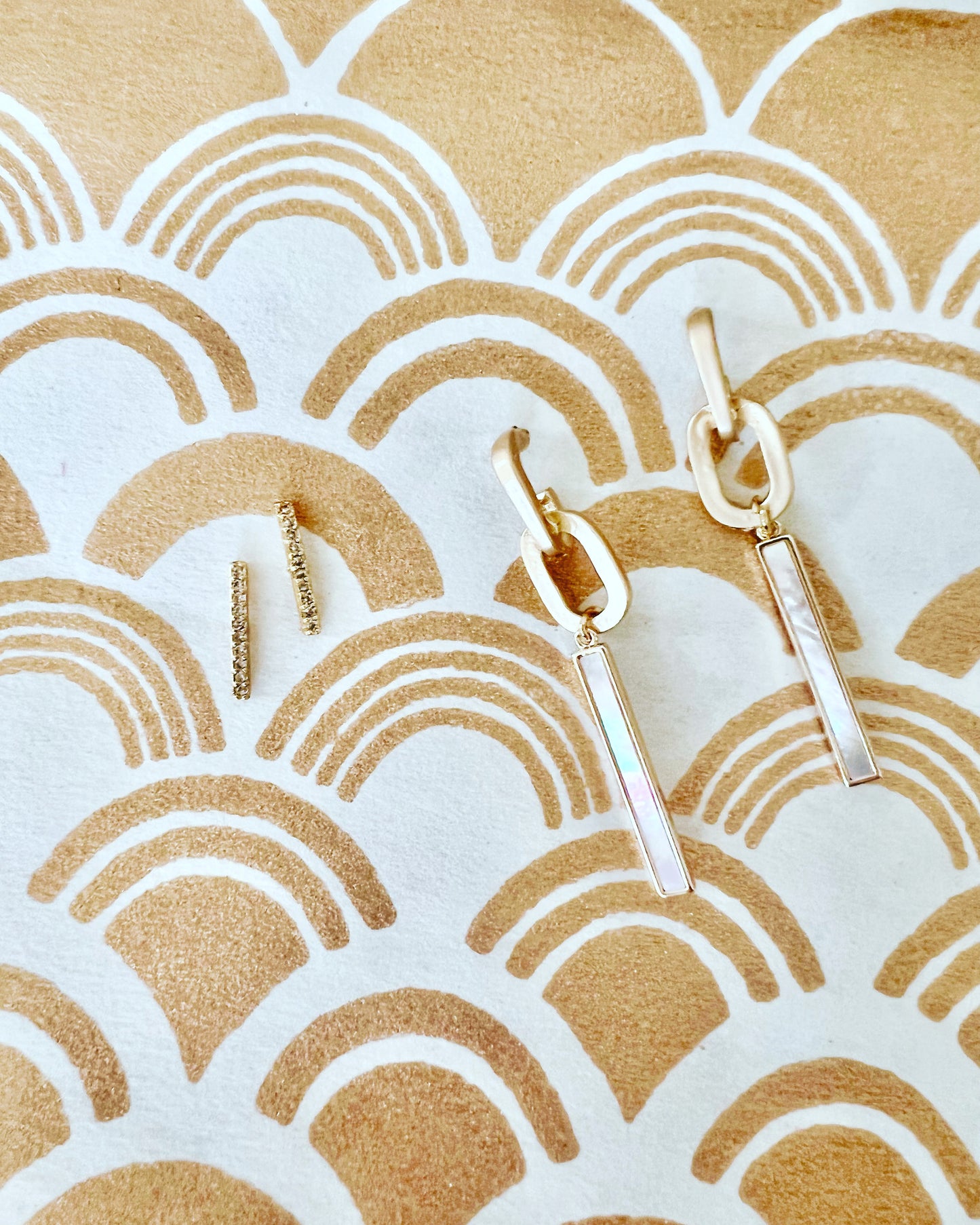 Shell Stick Earrings
