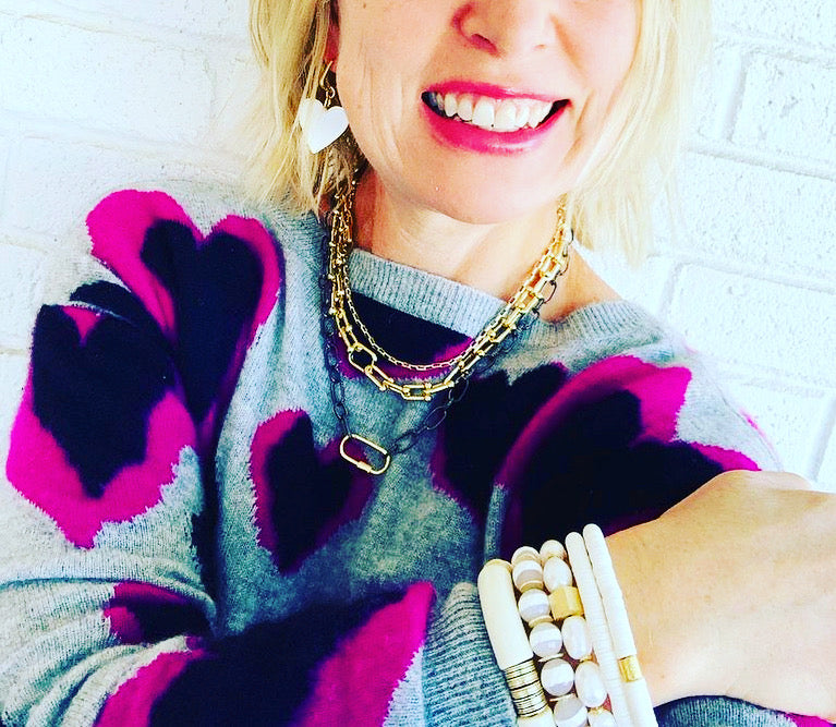 Gold U-ball Necklace