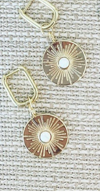 Opal Pendant Earrings