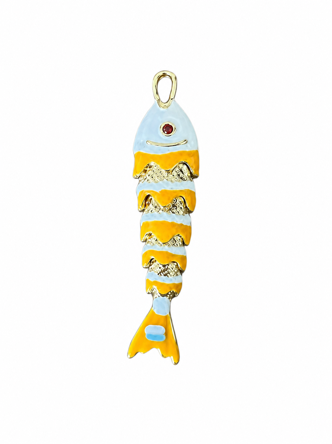 Enamel Fish Charm