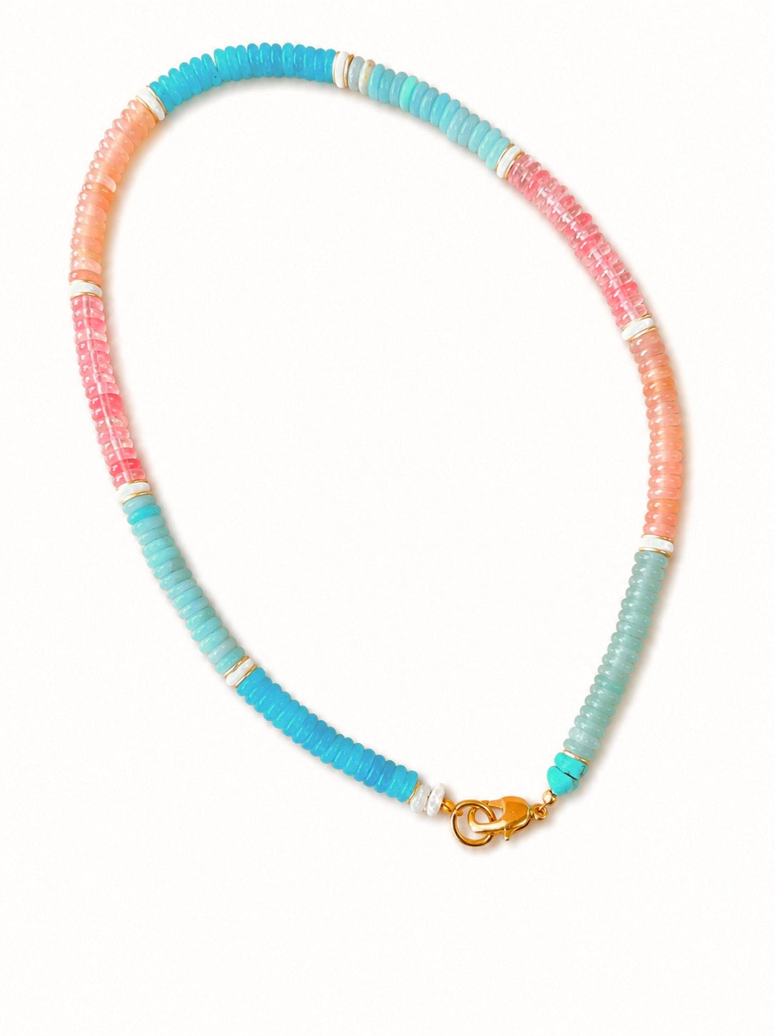 Sherbet Color Block Nec