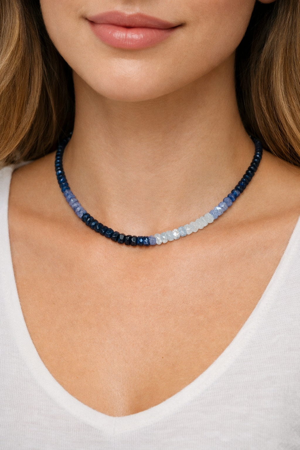 Ombre Sapphire Necklace