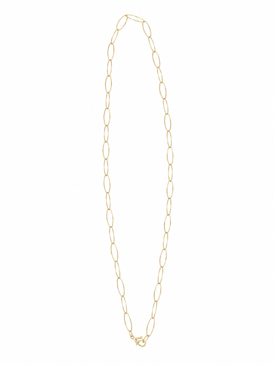 Gold Filled Marquis Chain Necklace