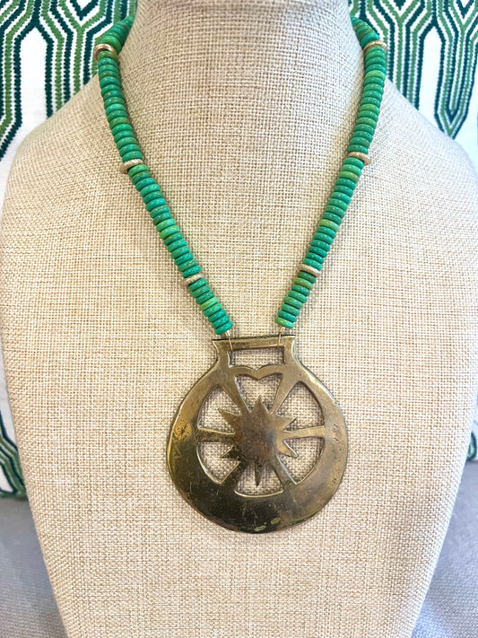 Horse Medal Necklace