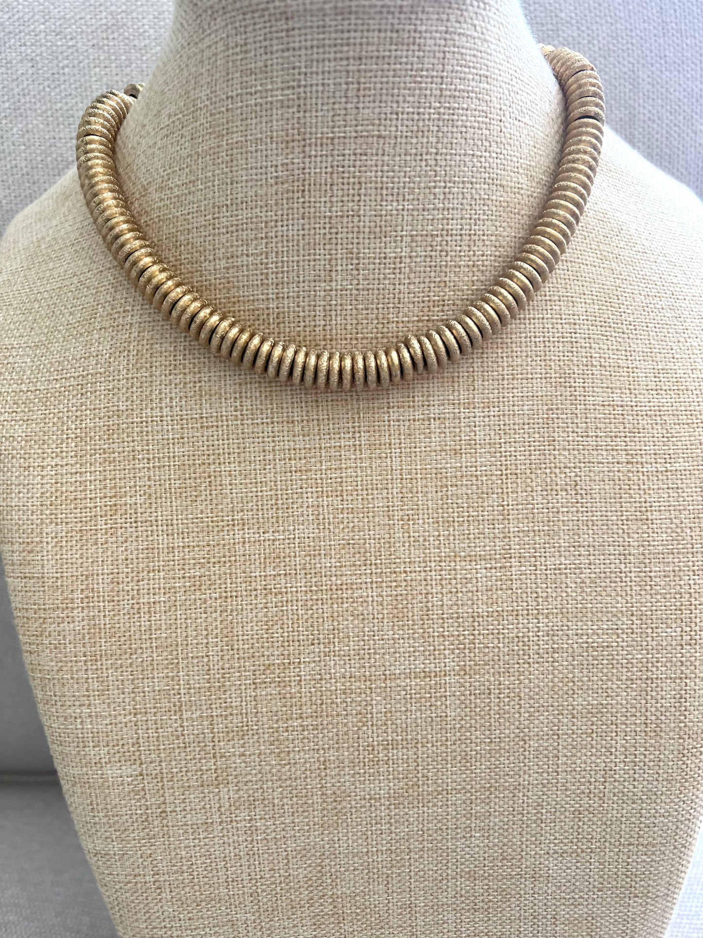 Brass Bead Necklace