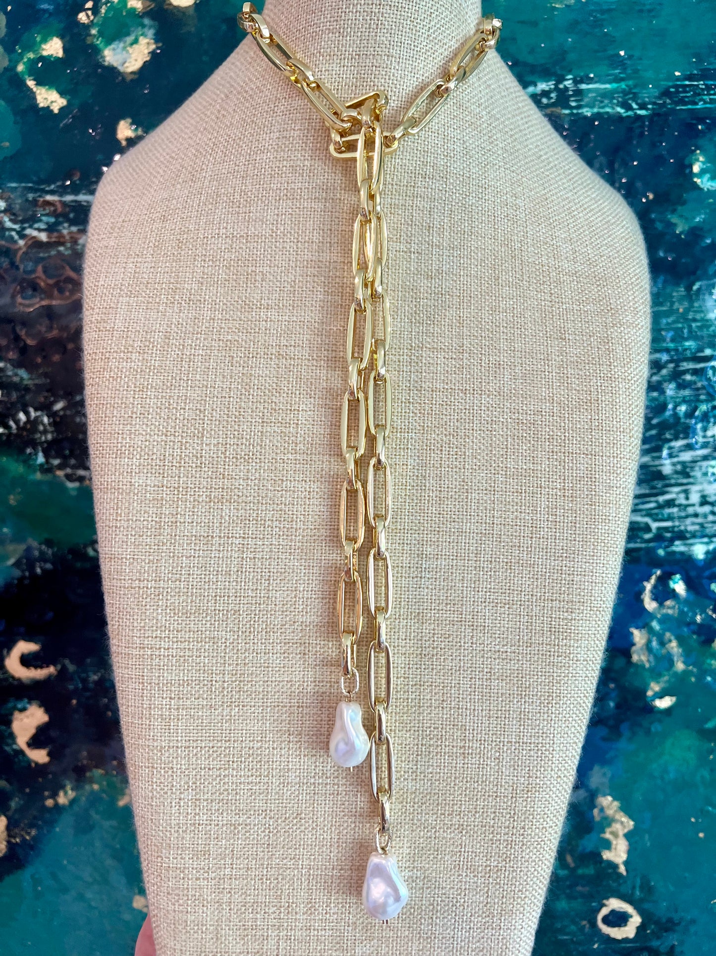 Paperclip Wrap Necklace