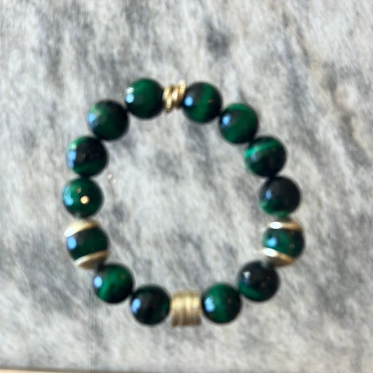 Green Tiger Eye Bracelet