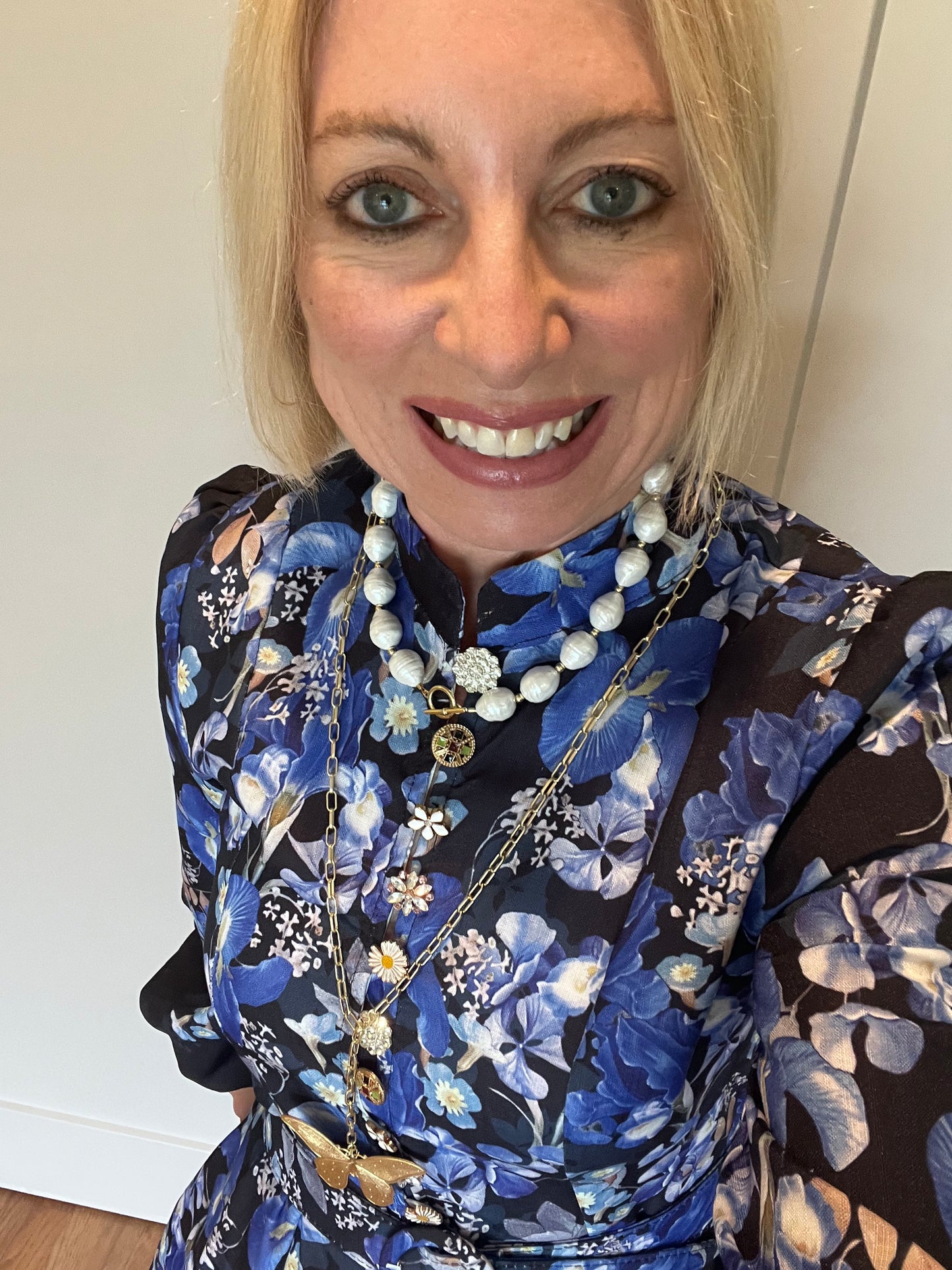 Brass Butterfly Necklace