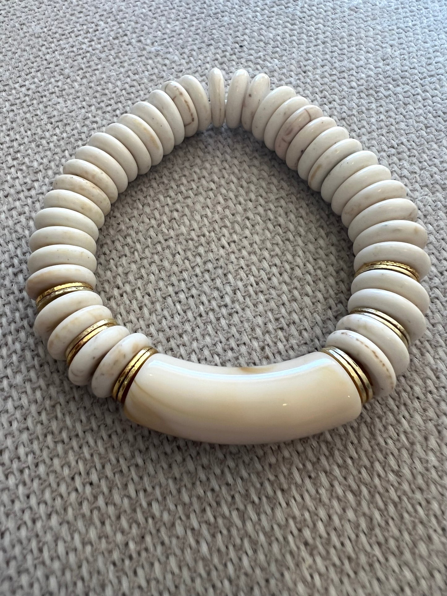 Lucite Tube Bracelet