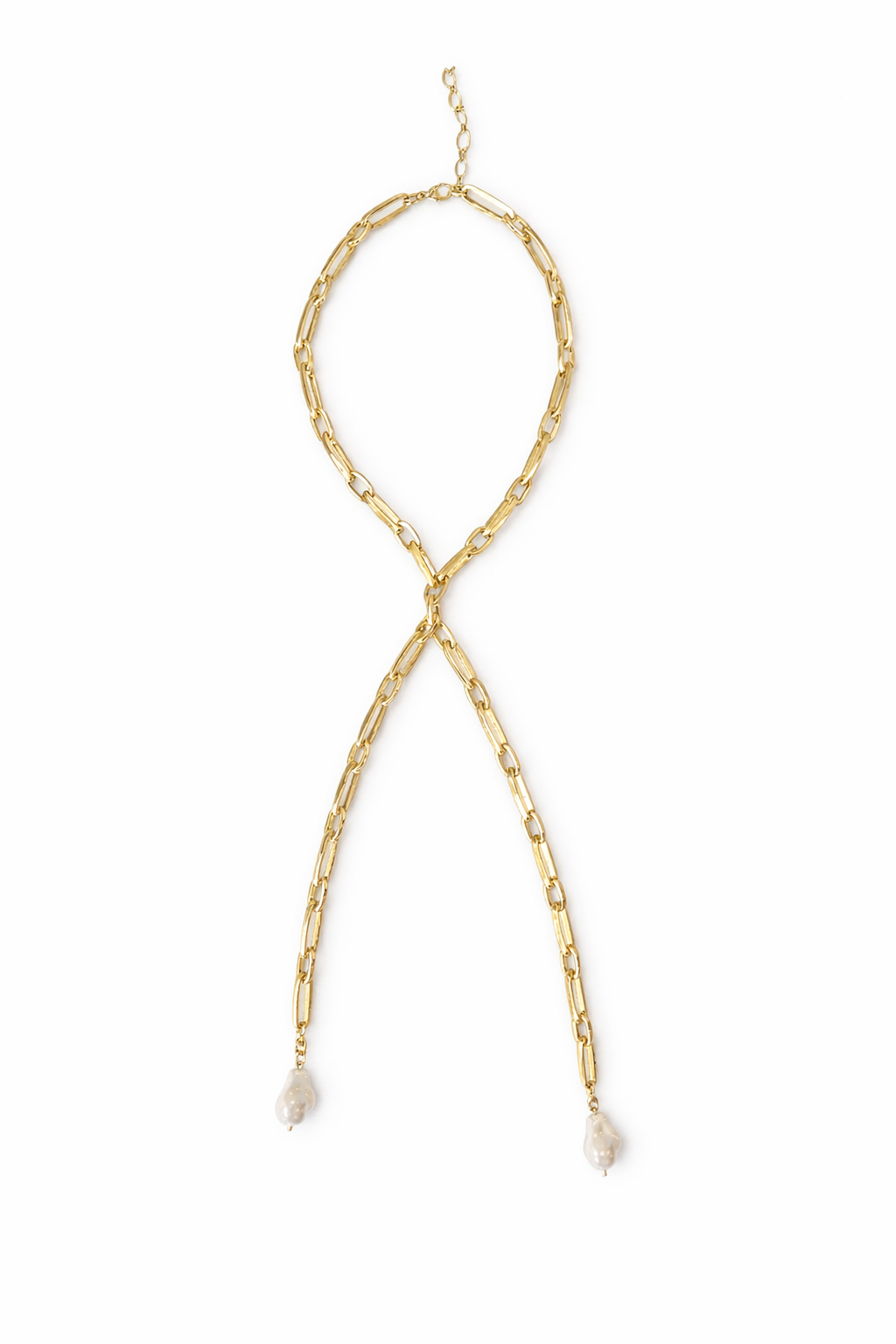 Paperclip Wrap Necklace