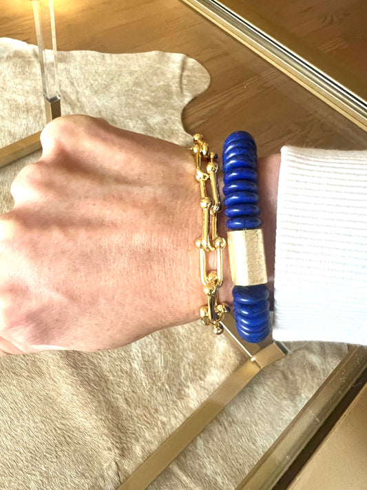 Blue Magnesite Gold UBall