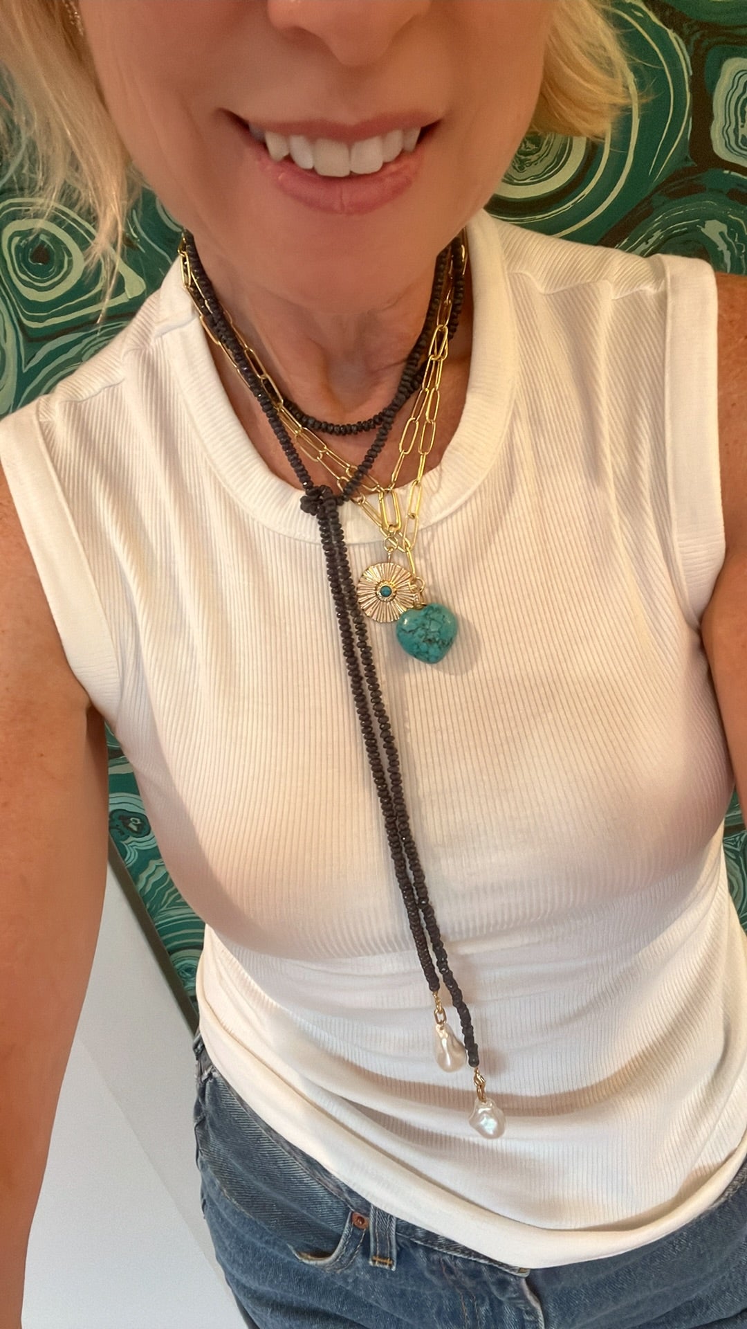 Beaded Wrap Necklace