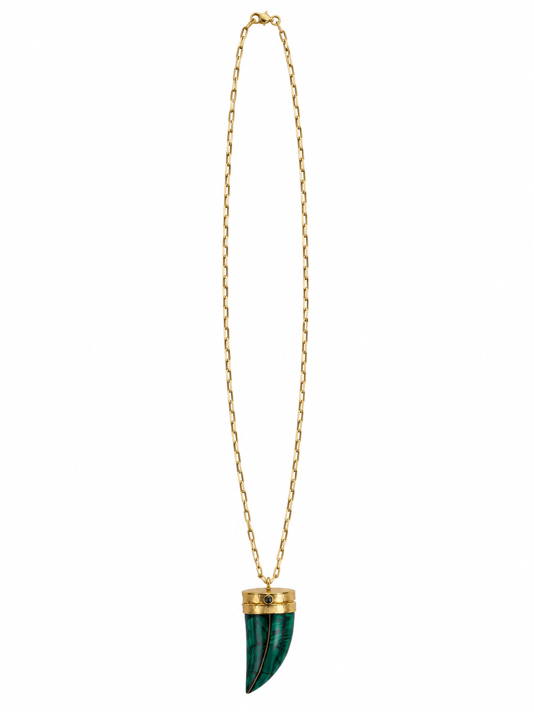 Green Horn Necklace