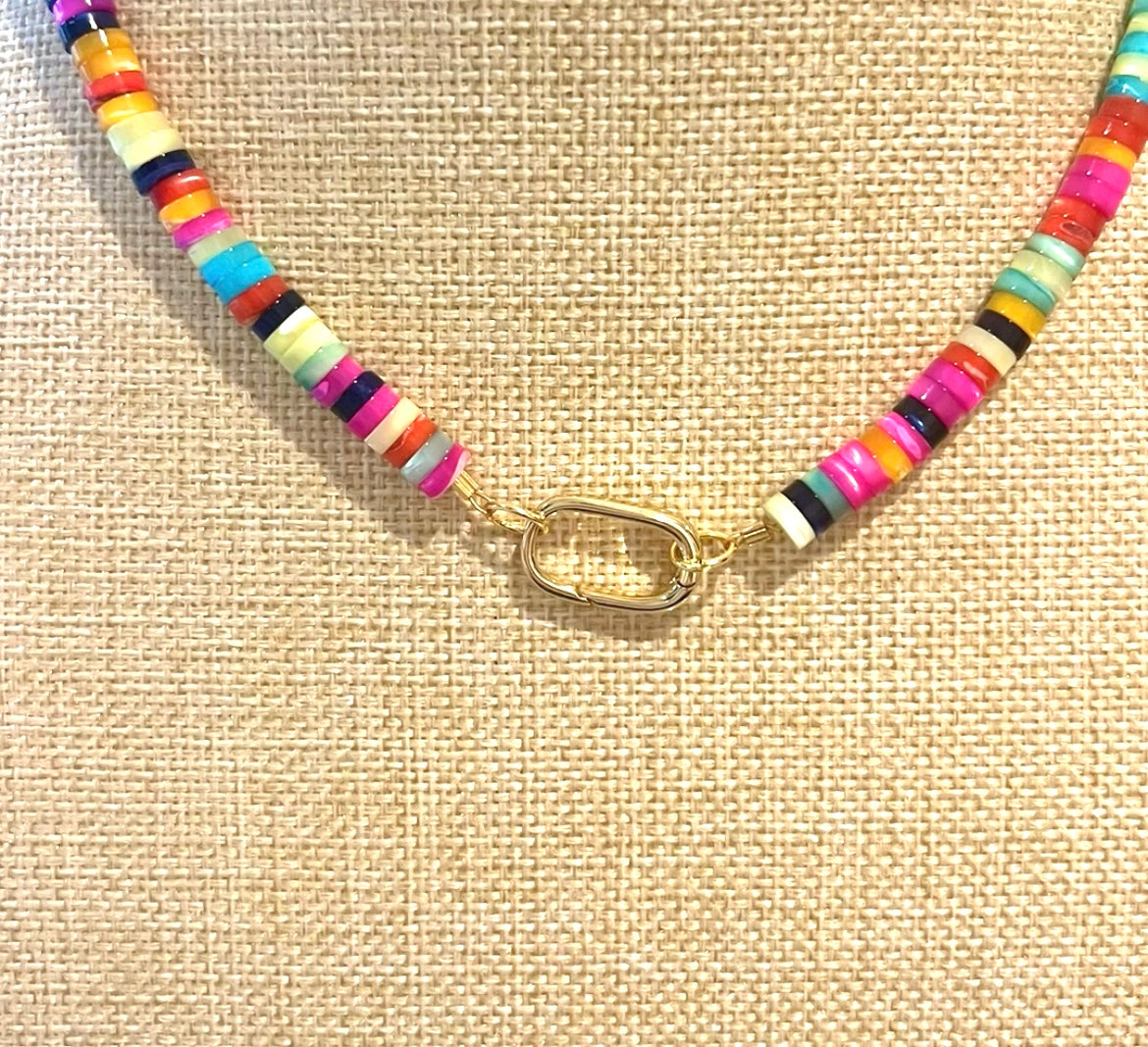 Rainbow Troca Shell Necklace