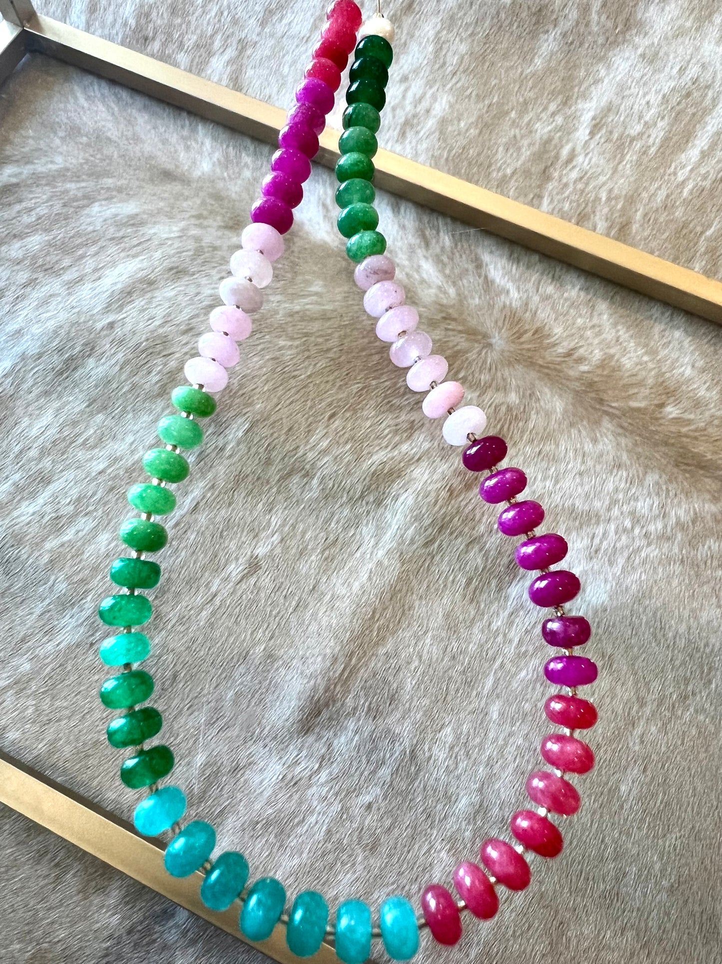 Rainbow Ombré Necklace