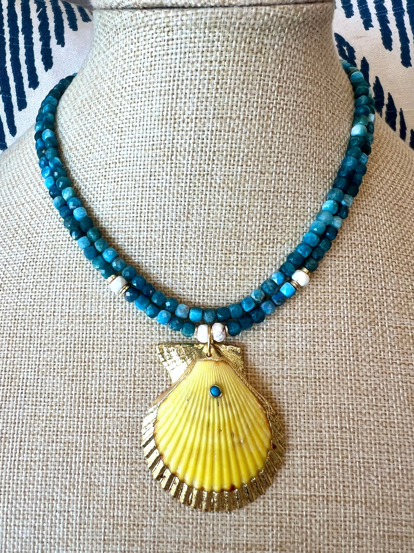 Large Shell Pendant Necklace