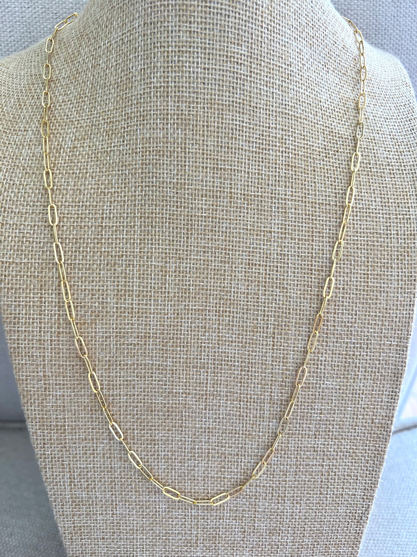 Baby Paperclip Chain Necklace