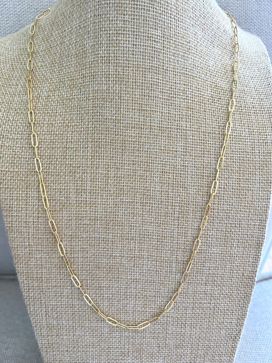 Baby Paperclip Chain Necklace