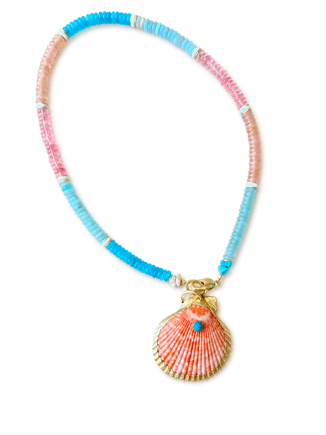 Sherbet Color Block Nec