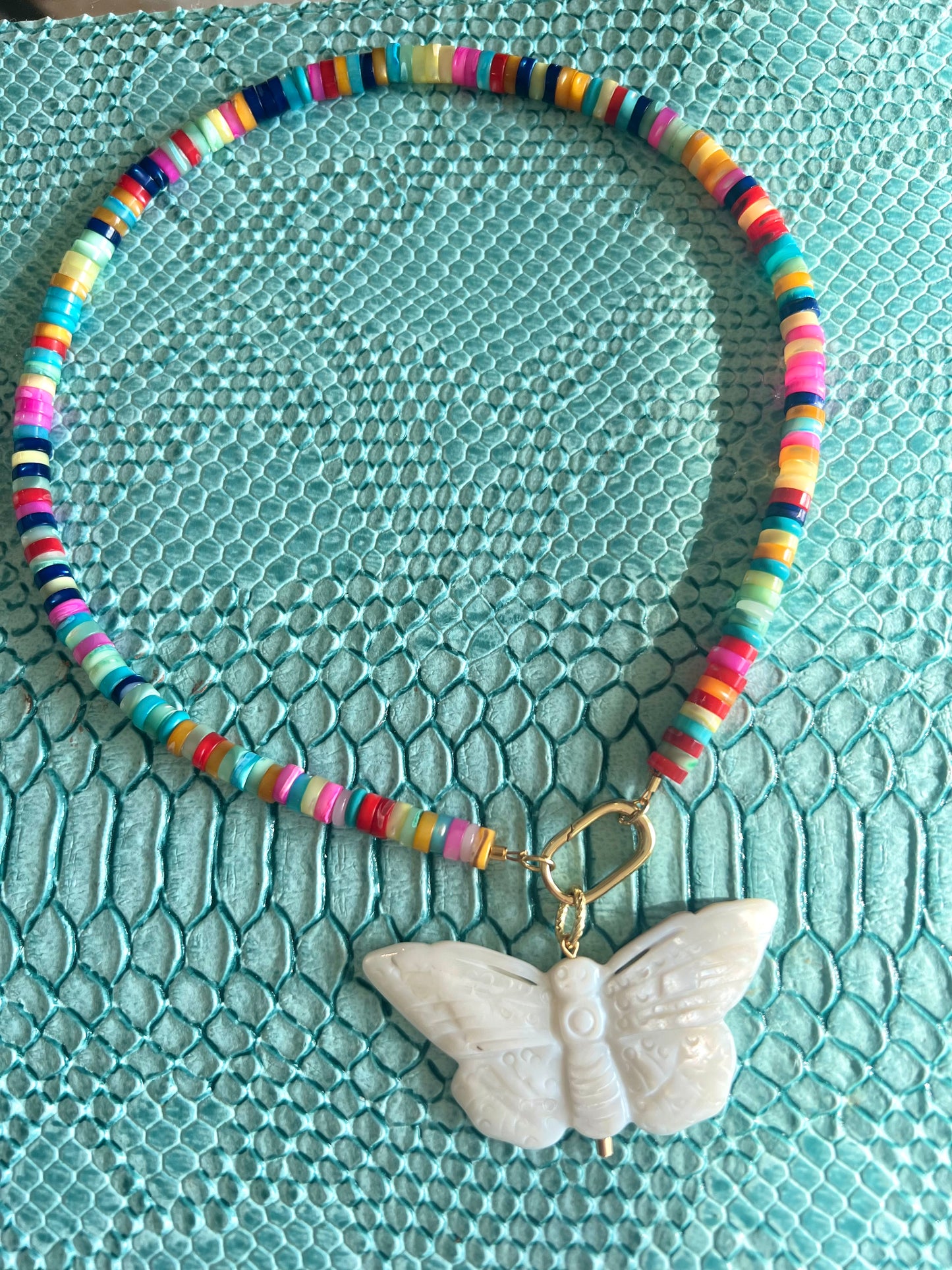 Rainbow Troca Shell Necklace