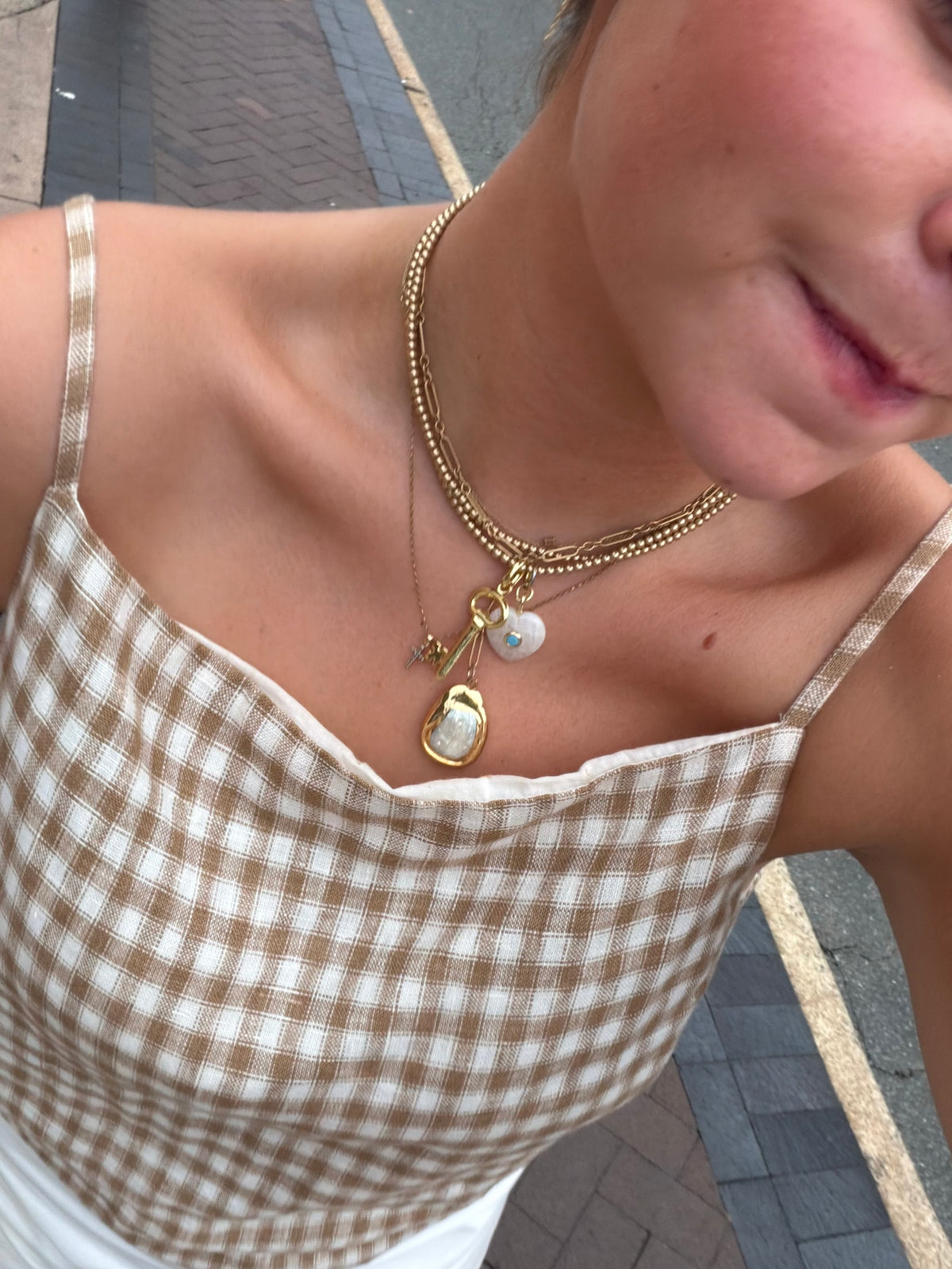 Gold Bead Necklace