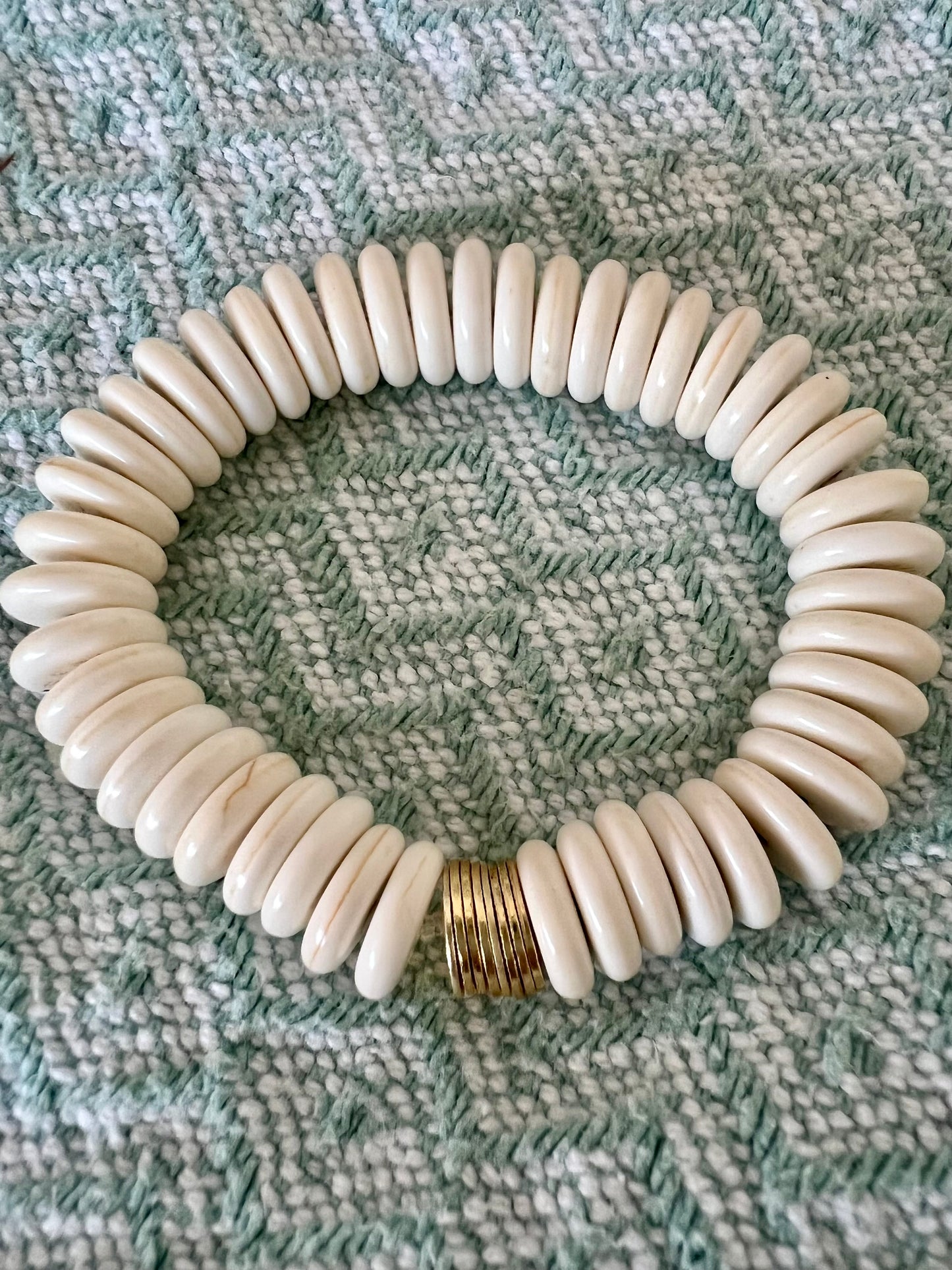 White Magnesite Bracelet