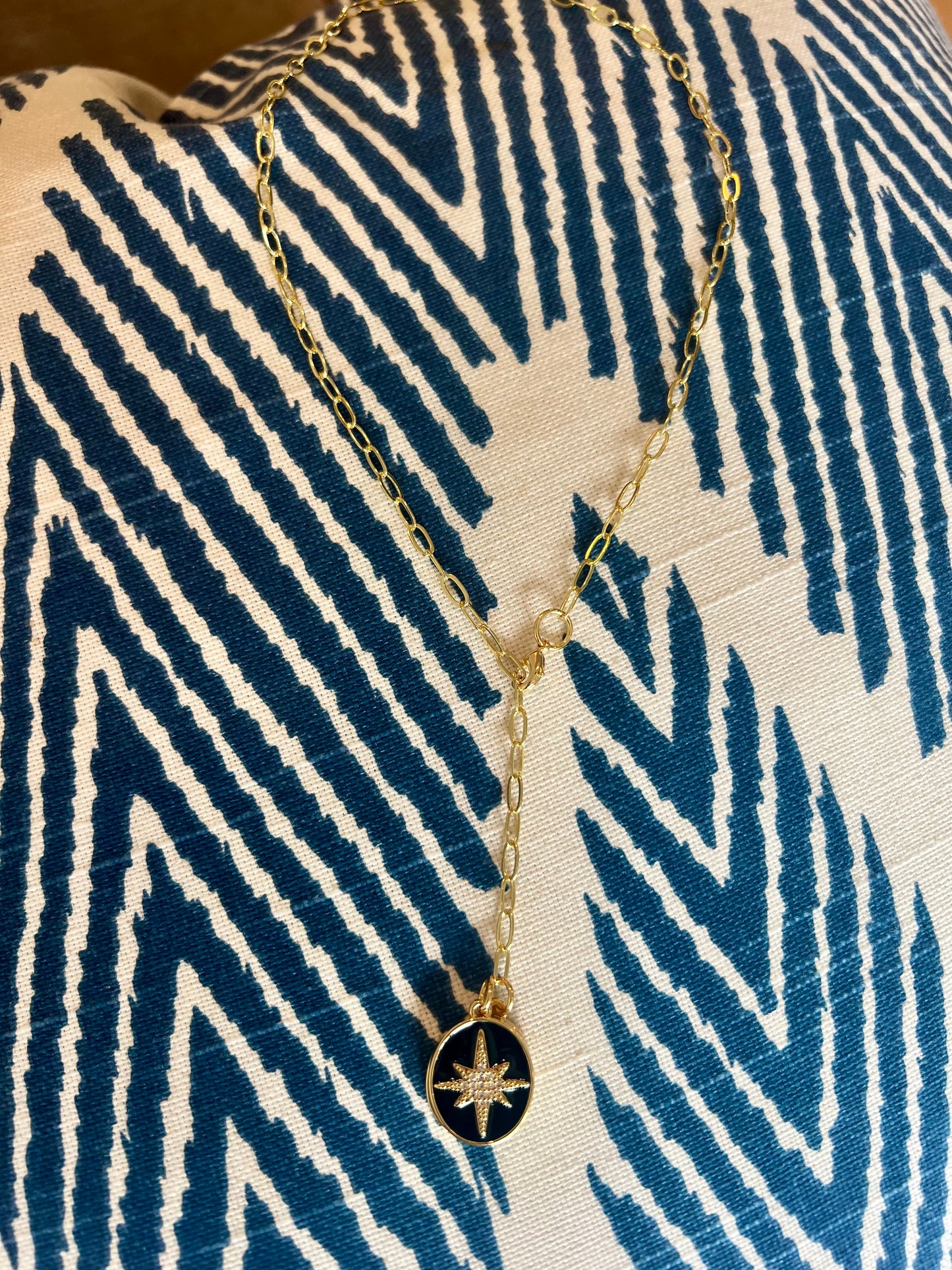 Enamel Burst Necklace