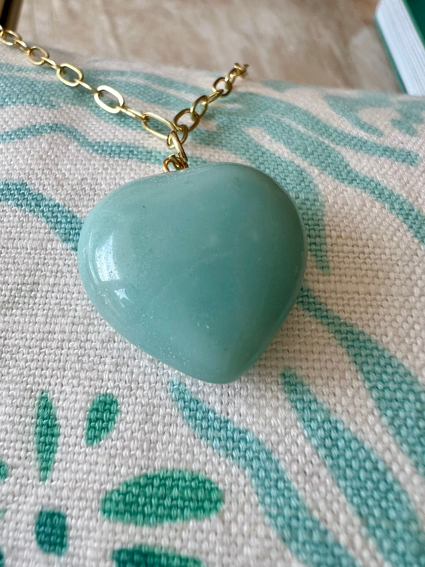 Puffy Gemstone Heart