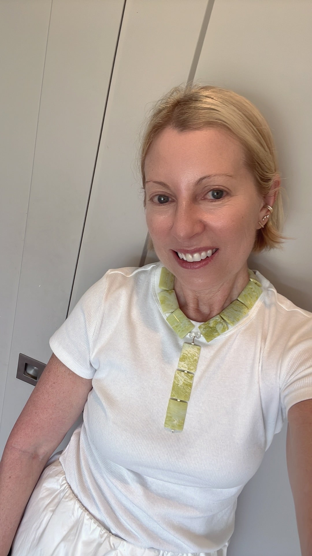 Chartreuse Y Necklace