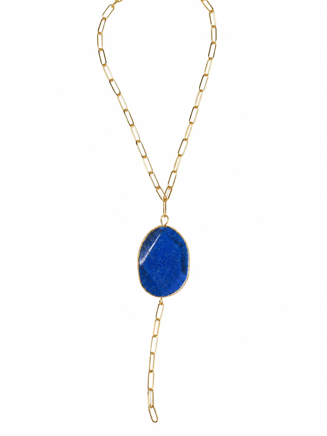 Agate Y Necklace