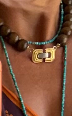 Wood Ball Bead Necklace