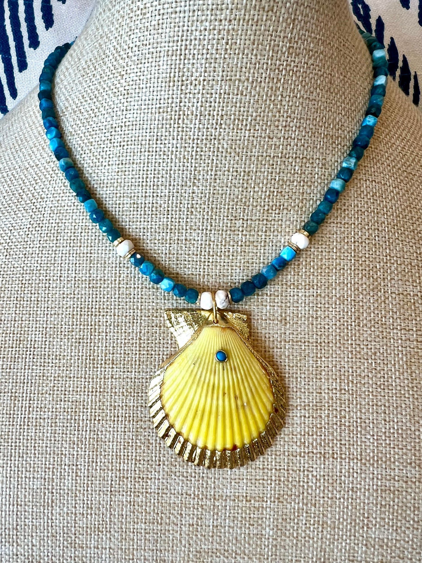 Large Shell Pendant Necklace
