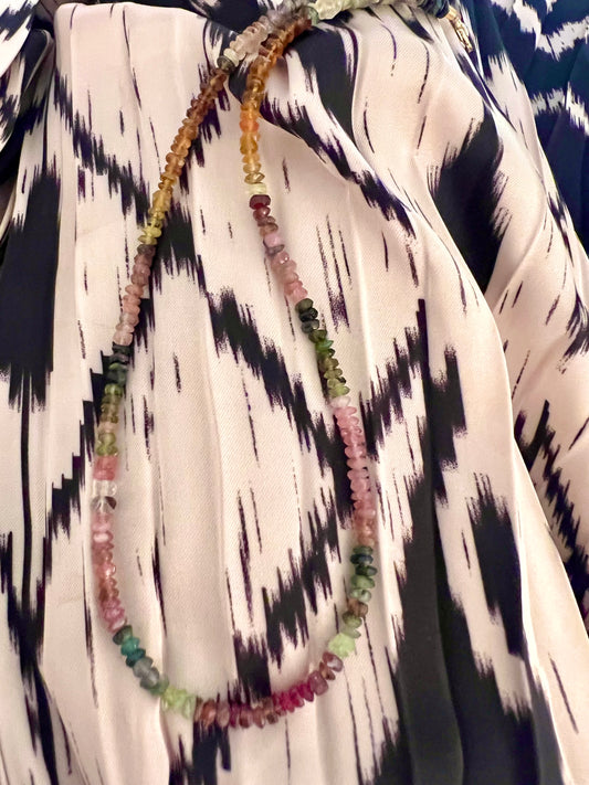 Tourmaline Bead Necklace