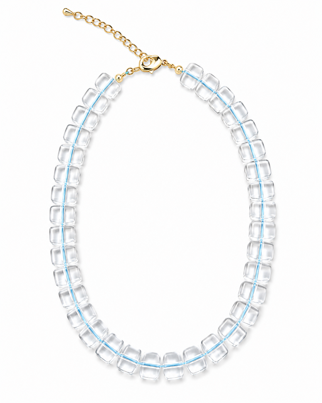 Clear Quartz Bead Necklace