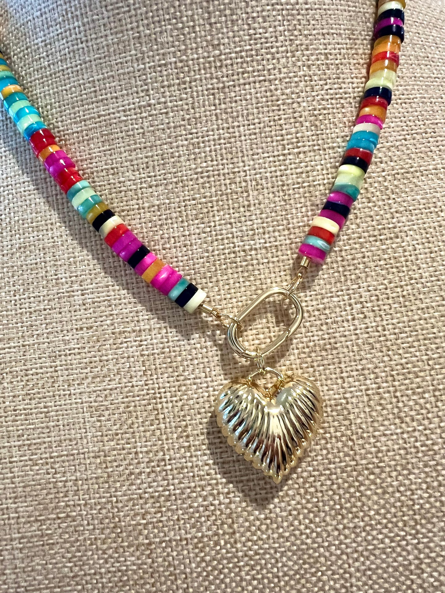 Rainbow Troca Shell Necklace