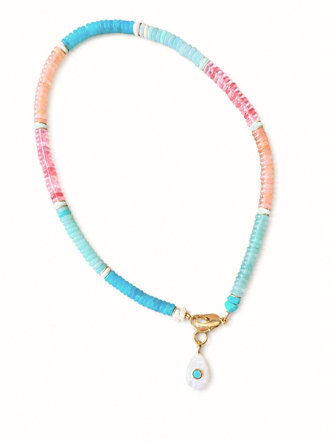 Sherbet Color Block Nec