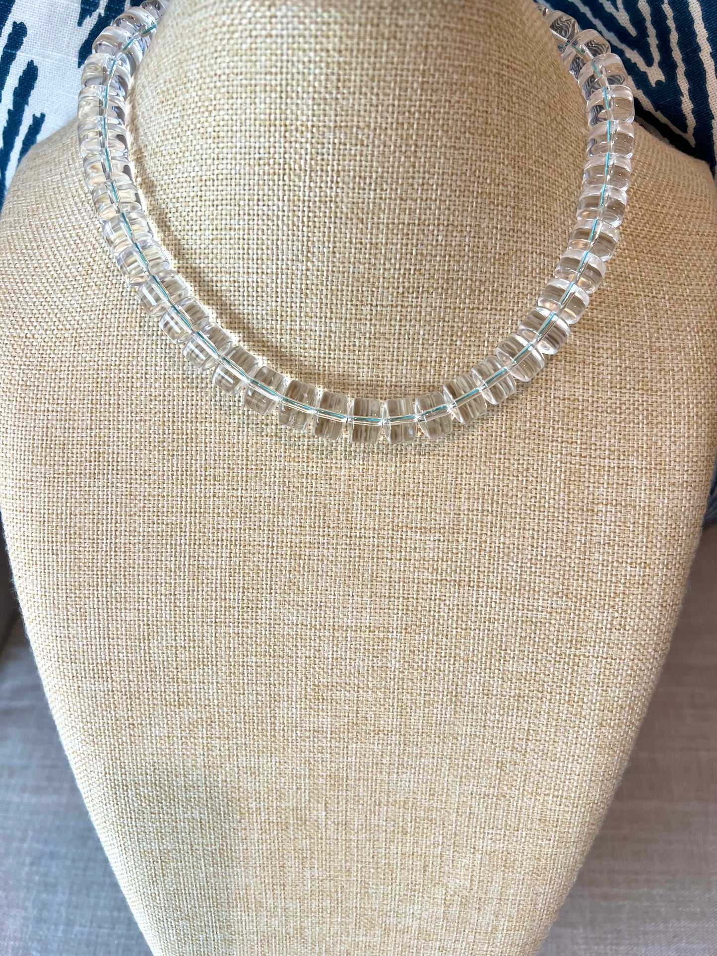 Clear Quartz Bead Necklace