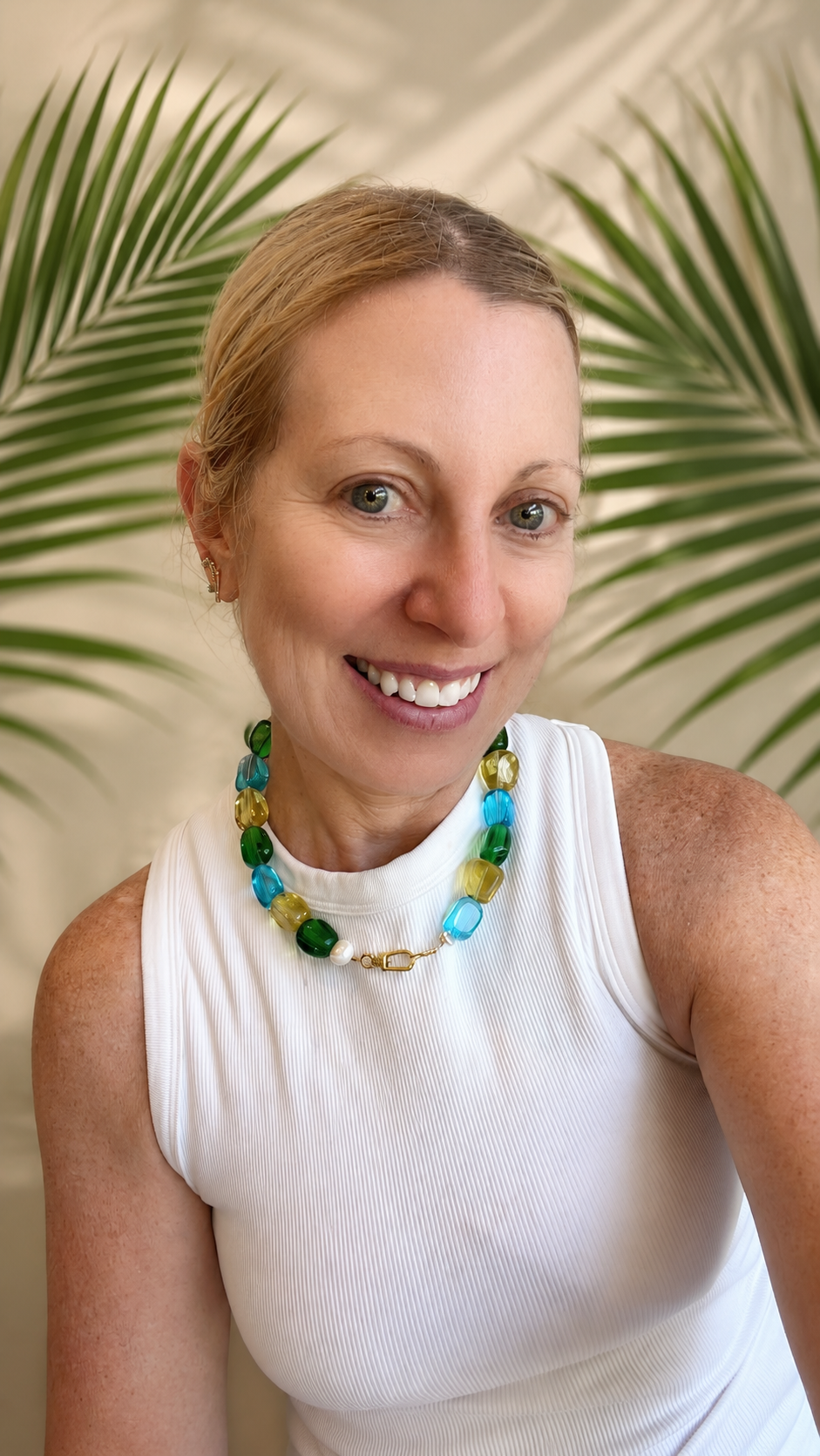 Glass Nugget Necklace