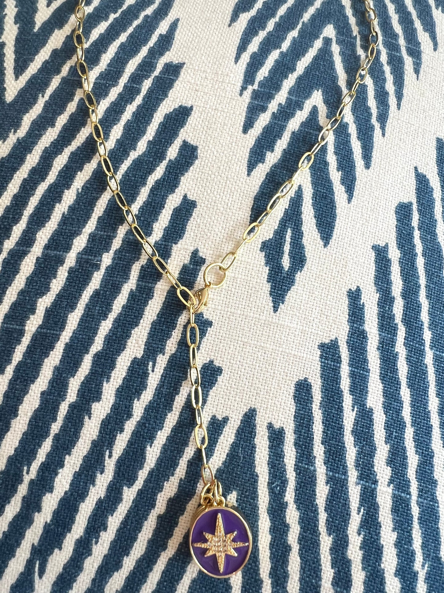 Enamel Burst Necklace