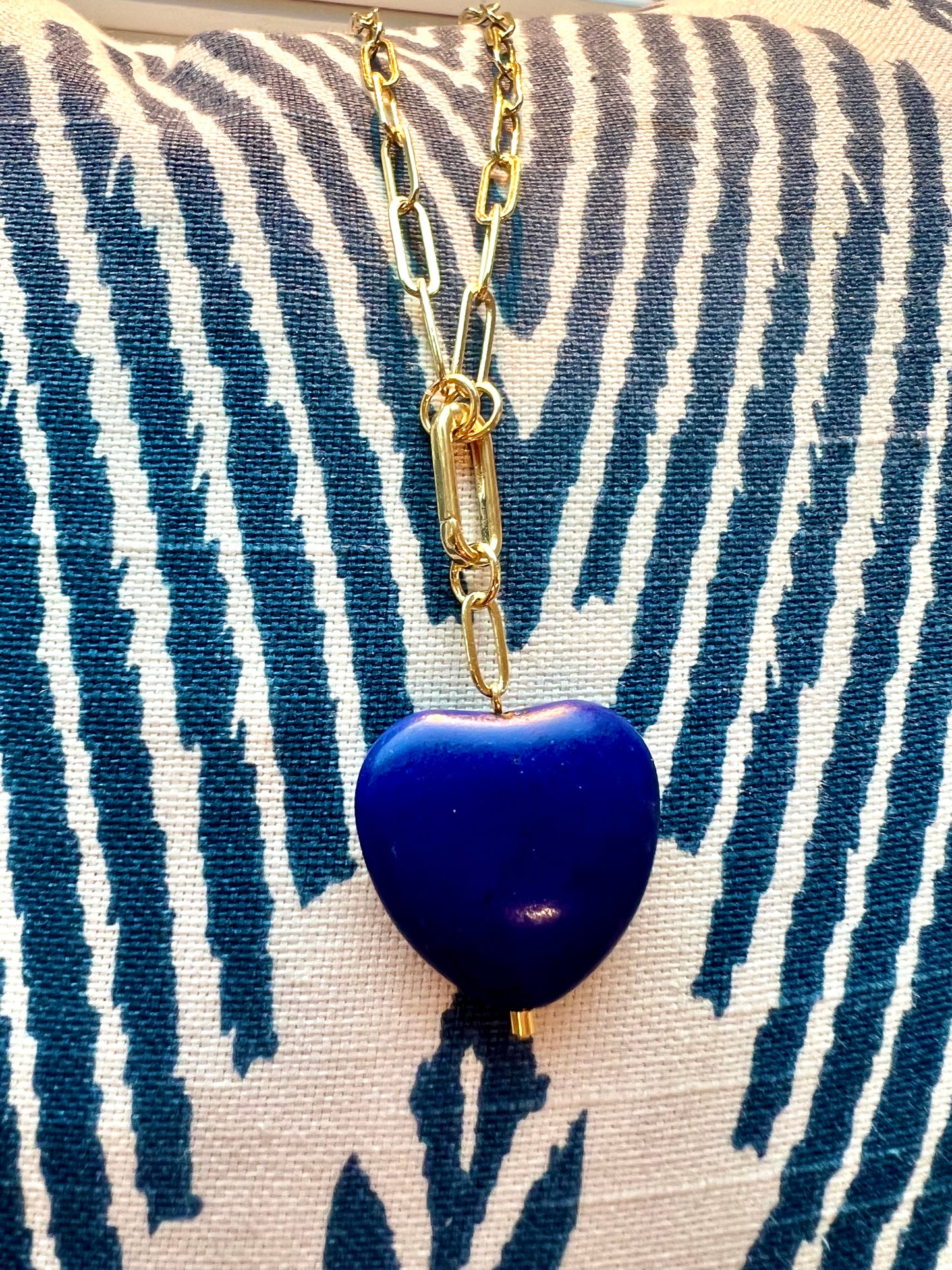 Puffy Gemstone Heart