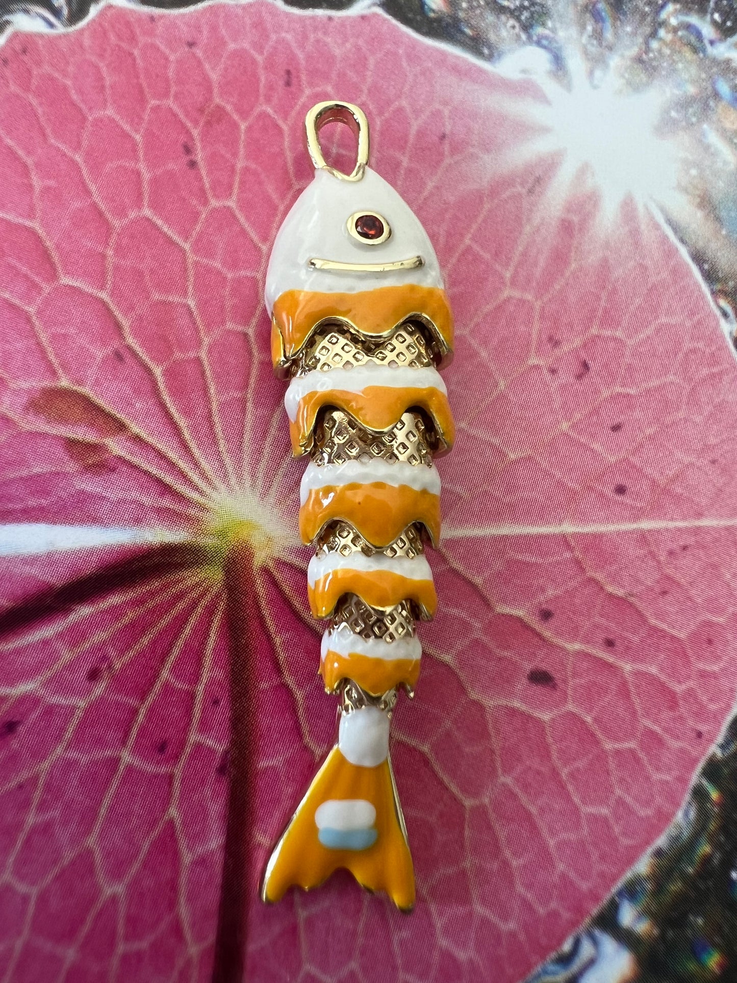 Enamel Fish Charm