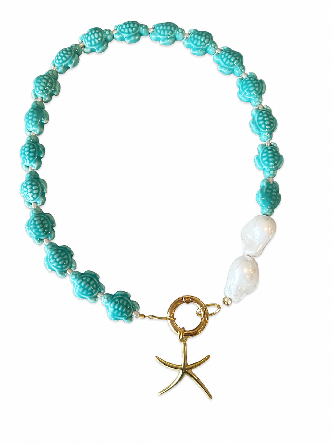 Ceramic Sea Turtle Necklace